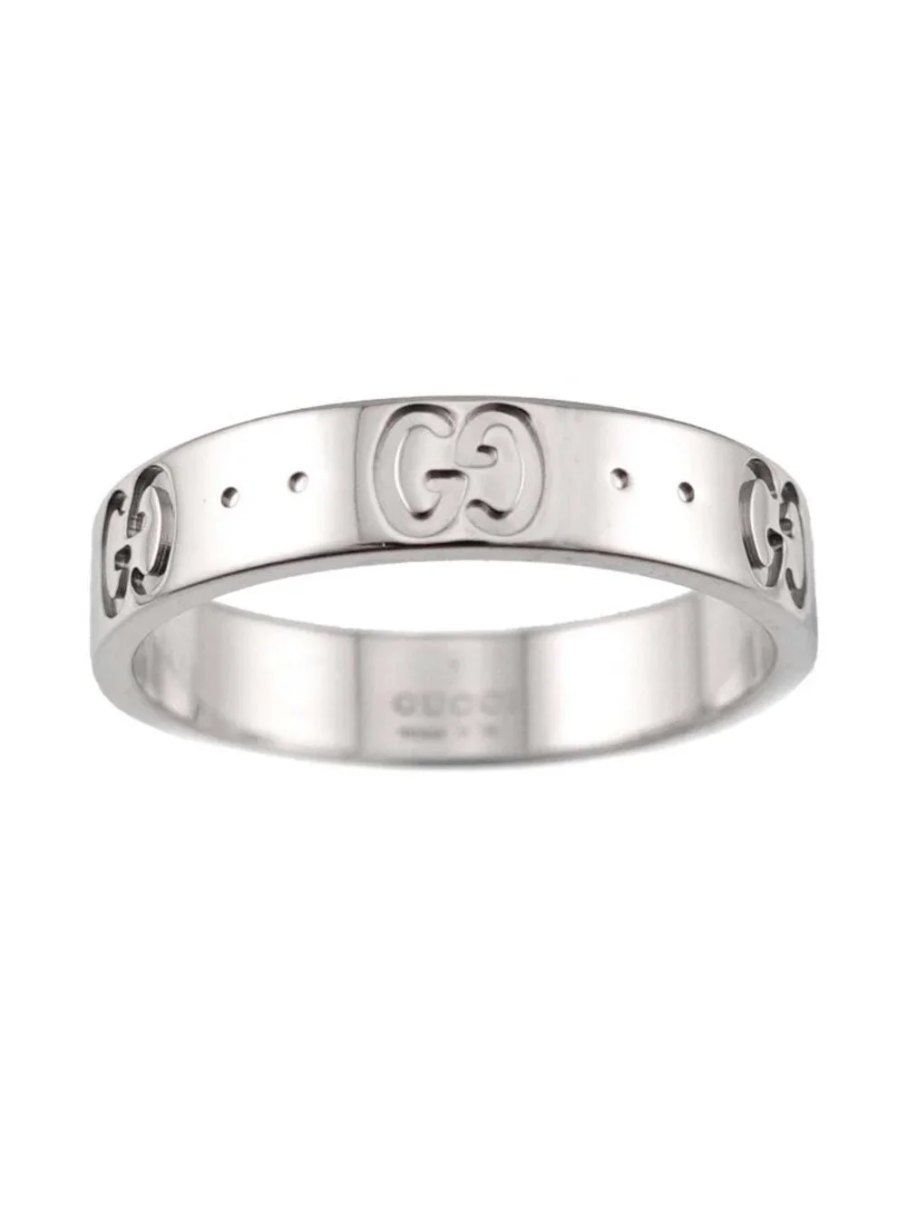 Gucci Icon Ring 18K White Gold